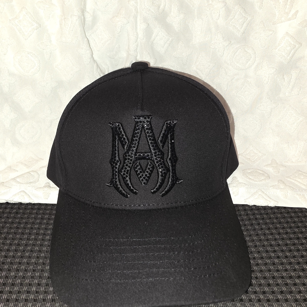 AMIRI Black Logo Cap